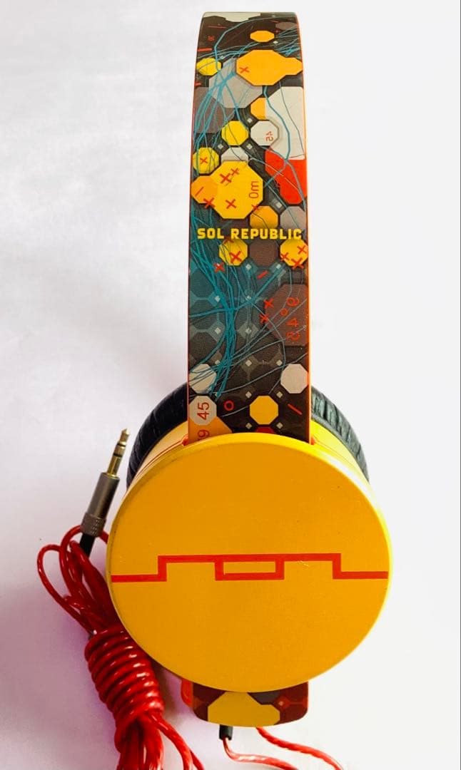 値下げ】SOL REPUBLIC ヘッドホン オレンジ