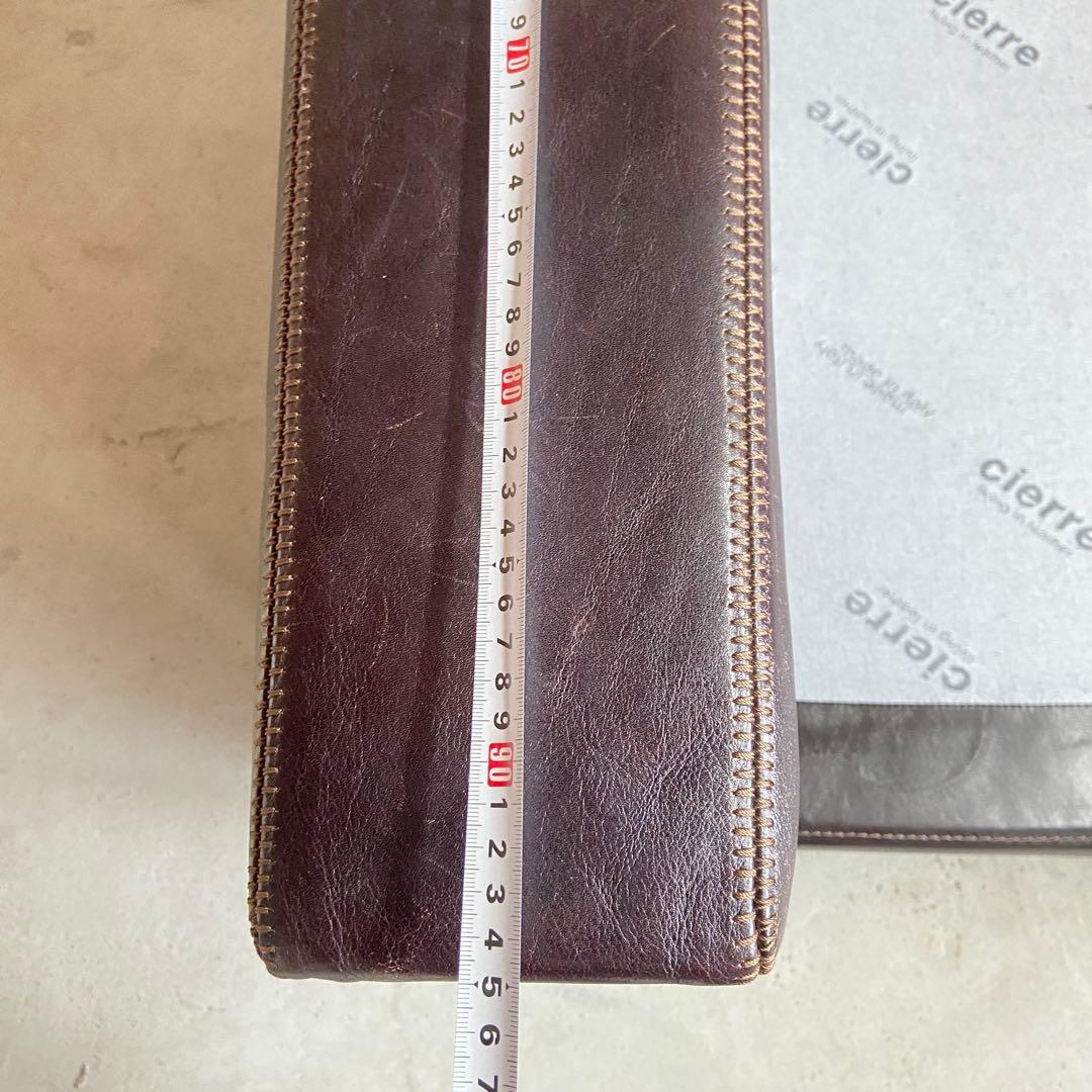 cierre（シエレ）⭐️イタリア製 総革張り 3人掛けソファ ダークブラウン