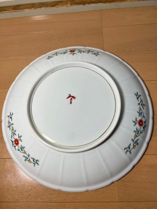 467 有田焼　其泉　草花紋　大皿　31cm 未使用