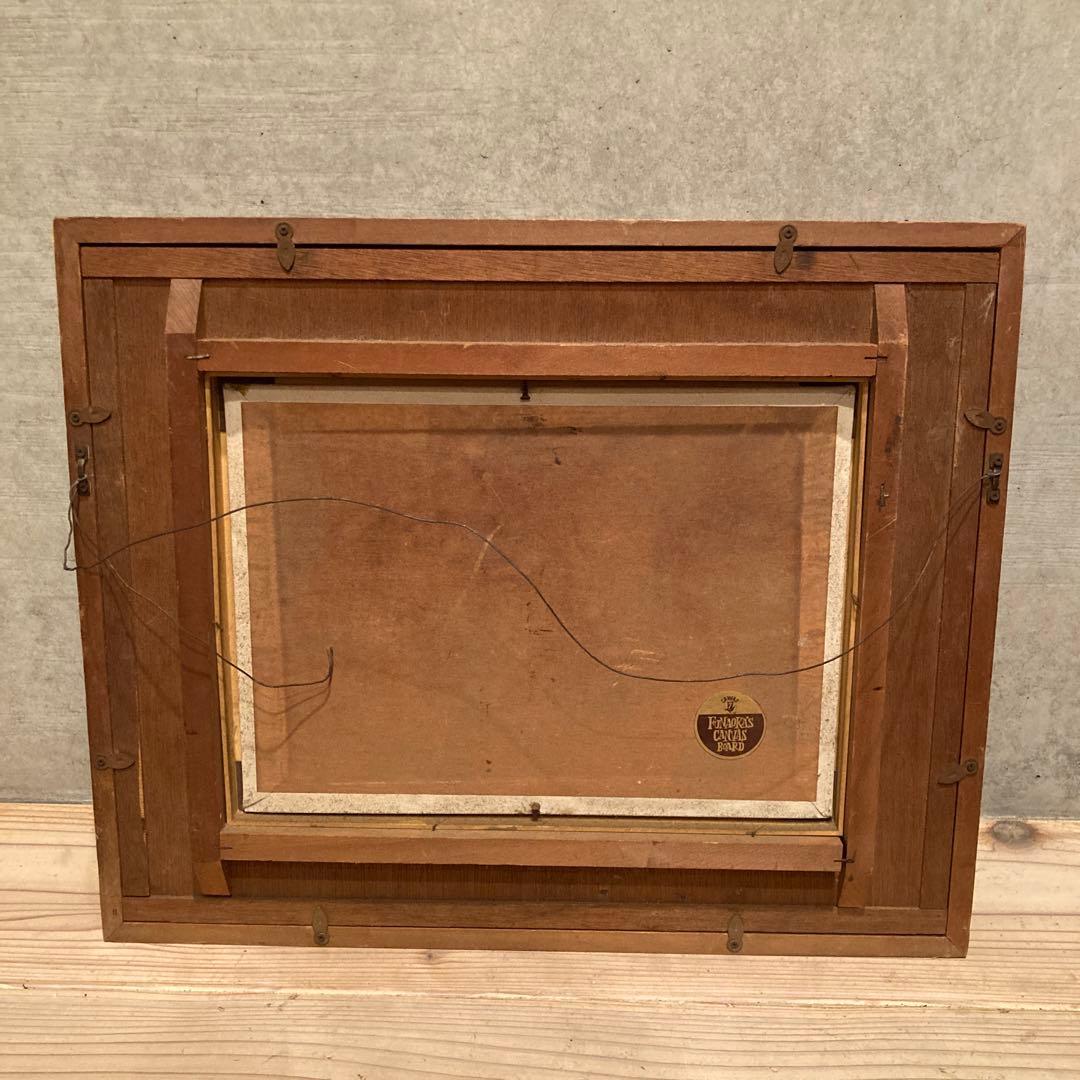 作者不詳 油絵 インテリア 油彩 額装 壁掛け インテリア ディスプレイ 壁飾り