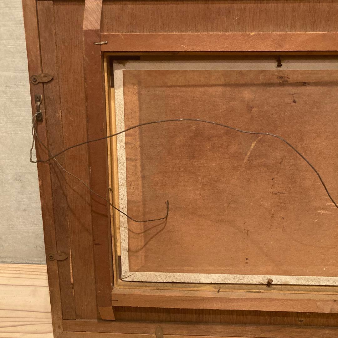 作者不詳 油絵 インテリア 油彩 額装 壁掛け インテリア ディスプレイ 壁飾り