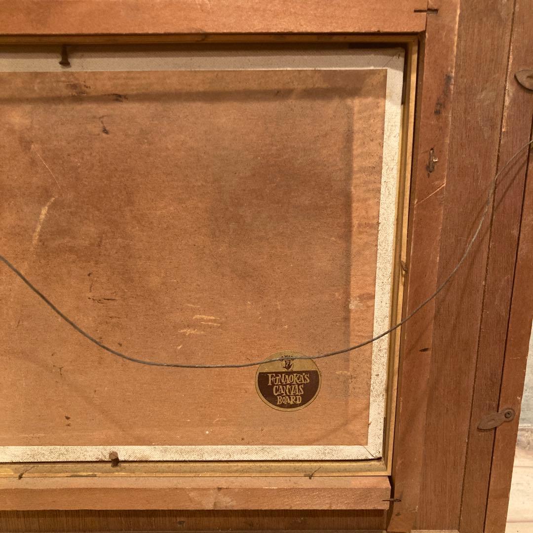 作者不詳 油絵 インテリア 油彩 額装 壁掛け インテリア ディスプレイ 壁飾り