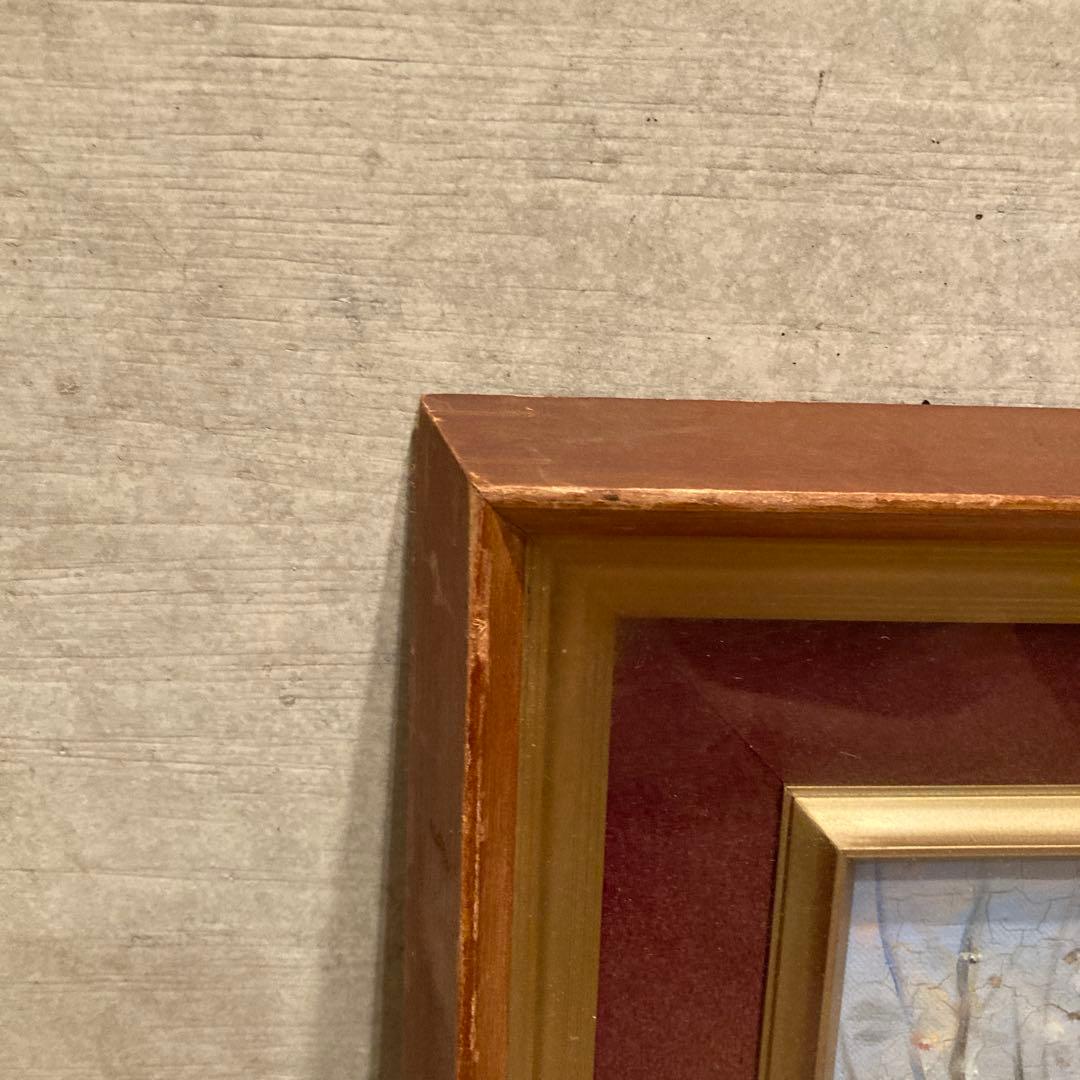 作者不詳 油絵 インテリア 油彩 額装 壁掛け インテリア ディスプレイ 壁飾り