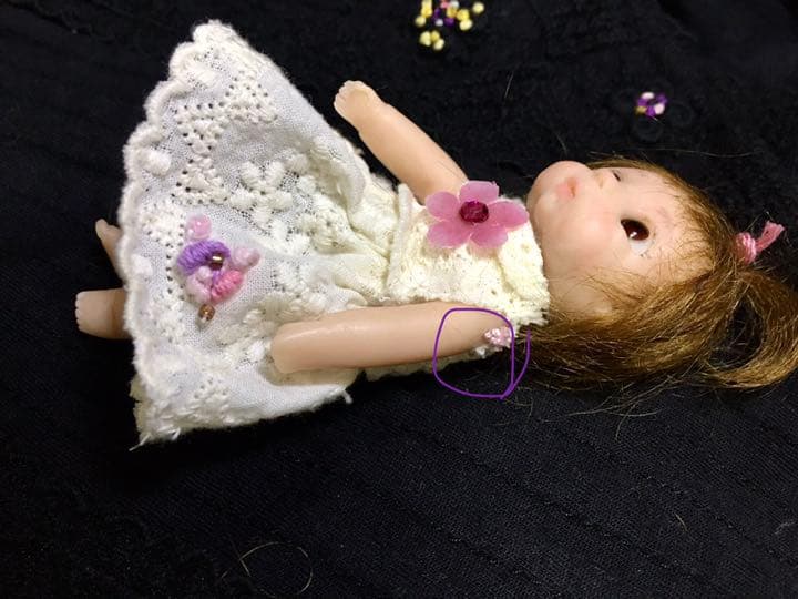 ❁⃘*.゜ハンドメイドの女の子 身長約10cm ✿