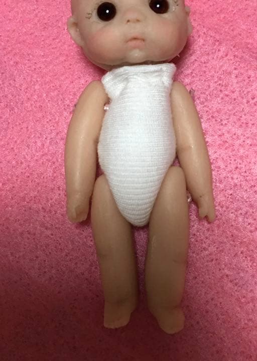 ❁⃘*.゜ハンドメイドの女の子 身長約10cm ✿