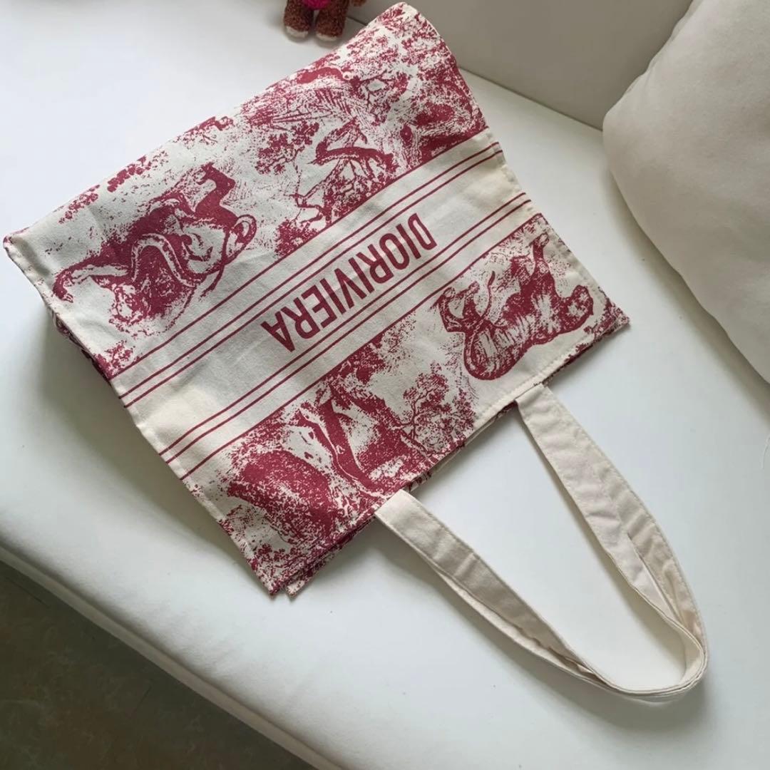非売品Dior　トワルドゥジュイ　トートバッグ　ノベルティ　セット　レッド
