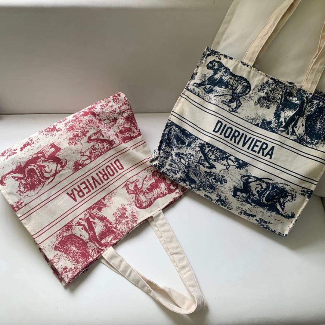 非売品Dior　トワルドゥジュイ　トートバッグ　ノベルティ　セット　レッド