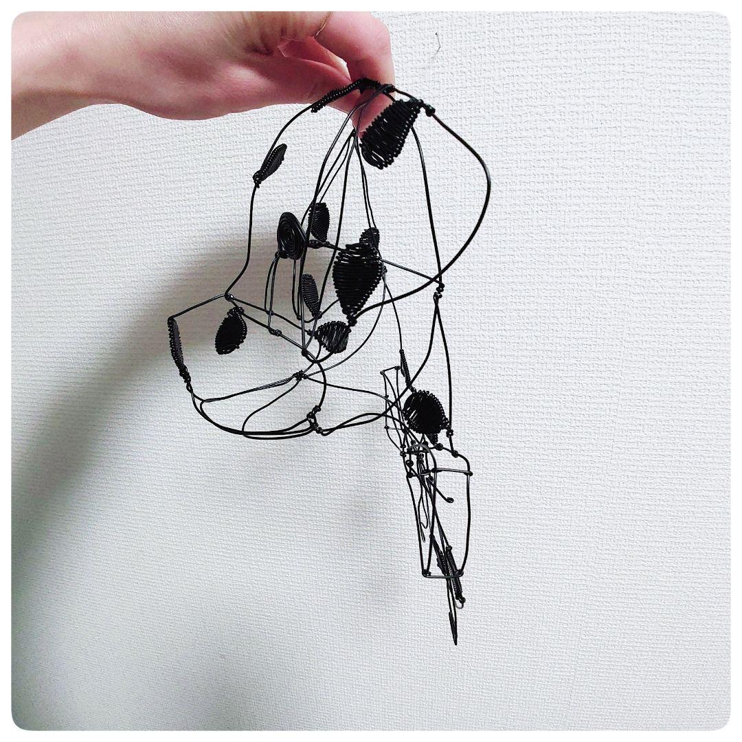 ワイヤーアート　ワイヤークラフト　ダルメシアンちゃん