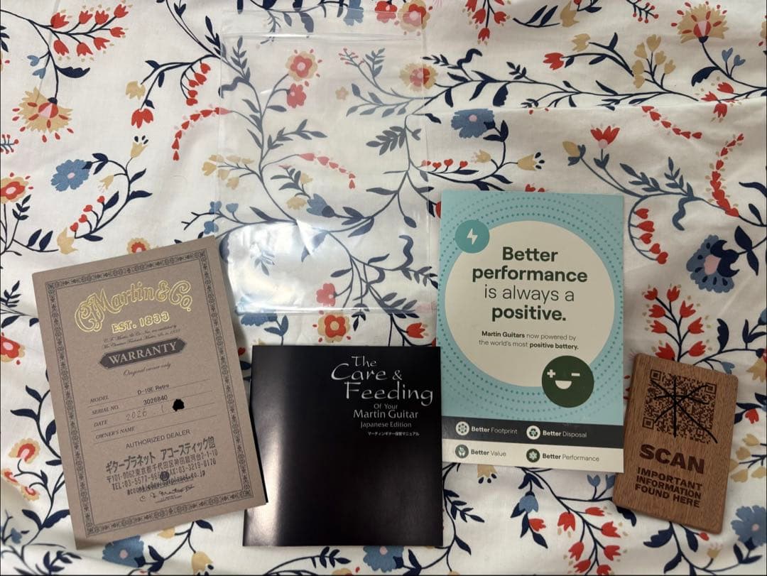 「ほぼ新品」Martin D-10E Retro