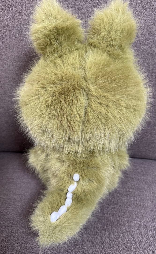 LABUBU ZIMOMO ラブブ ジモモ BIG ぬいぐるみ 薄黄色 37cm