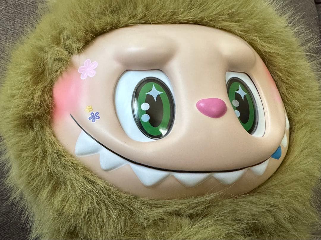 LABUBU ZIMOMO ラブブ ジモモ BIG ぬいぐるみ 薄黄色 37cm