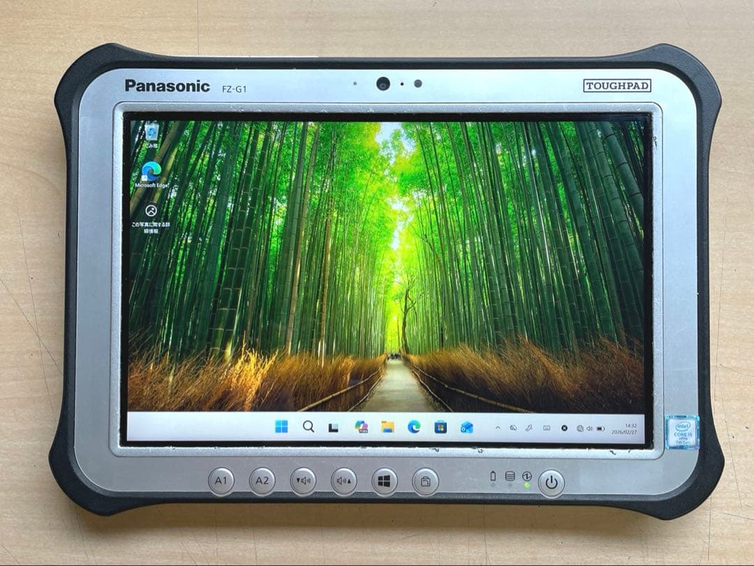 Windowsタブレット本体 Touchpad FZ-G1 i5-7300U 4GB SSD128GB