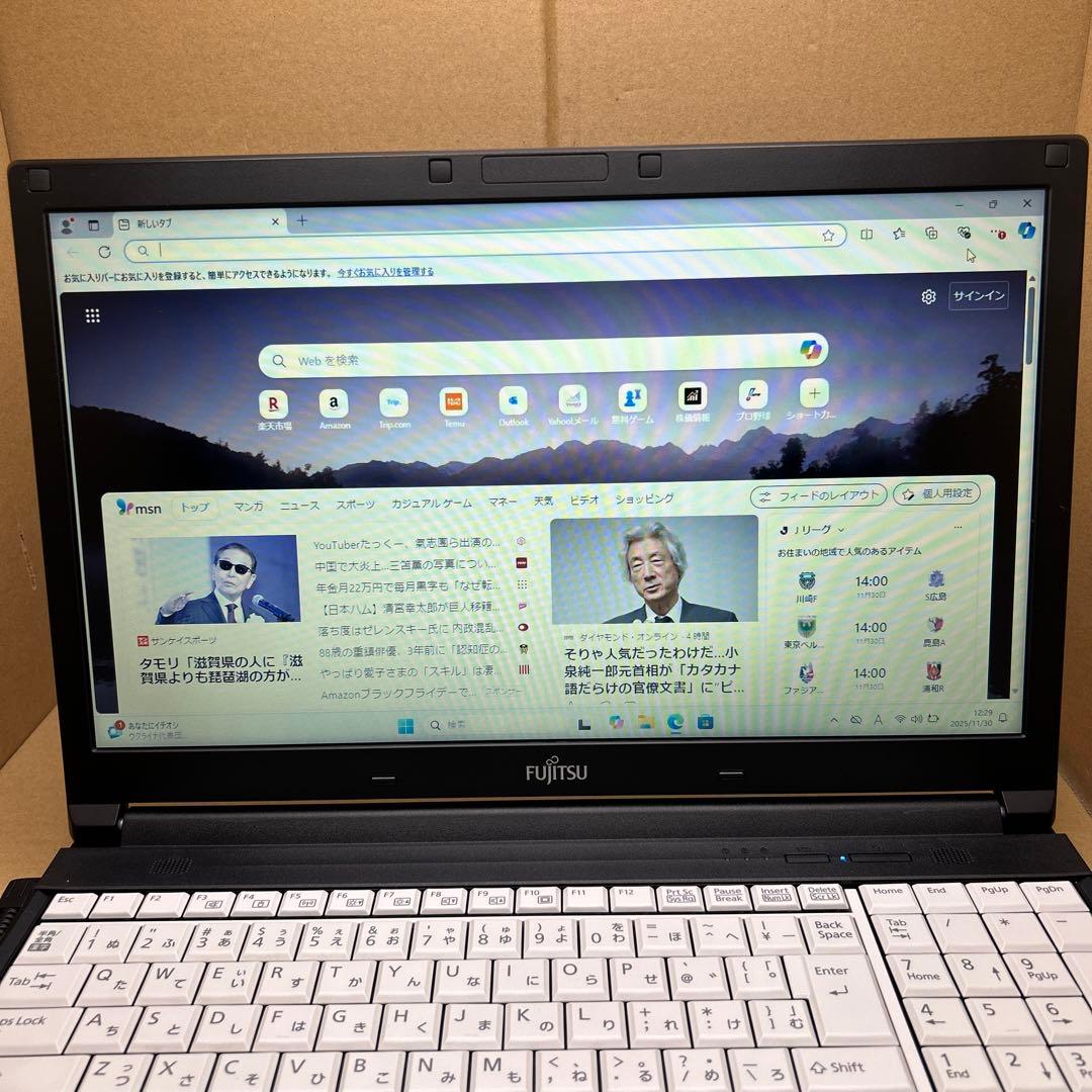 ノートパソコン LIFEBOOK A576/TX