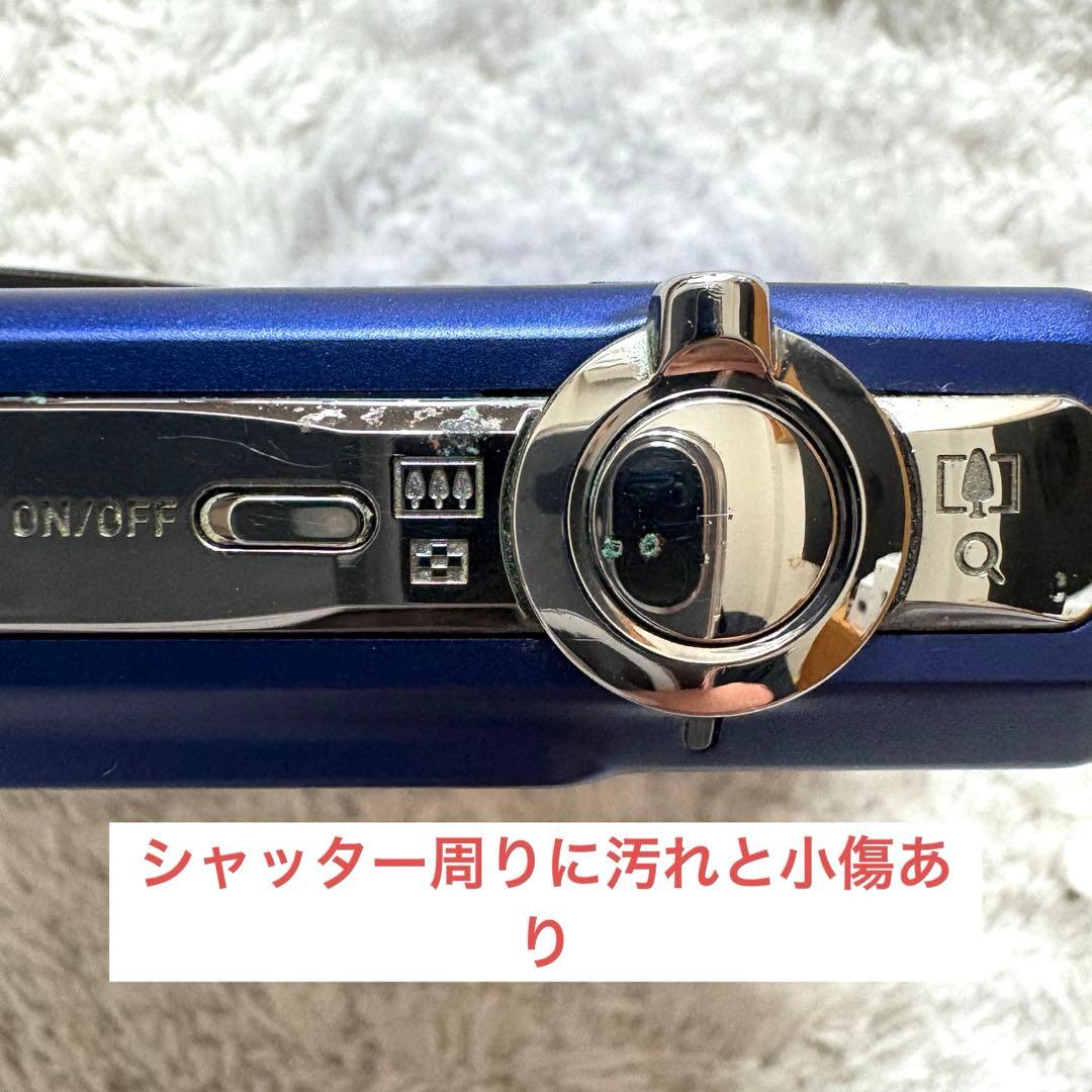 【動作品】CASIO カシオ EXILIM EX-Z700 レトロカメラ ブルー