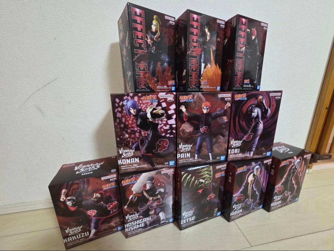 NARUTO VIBRATION STARS 暁11体 コンプセット　未開封