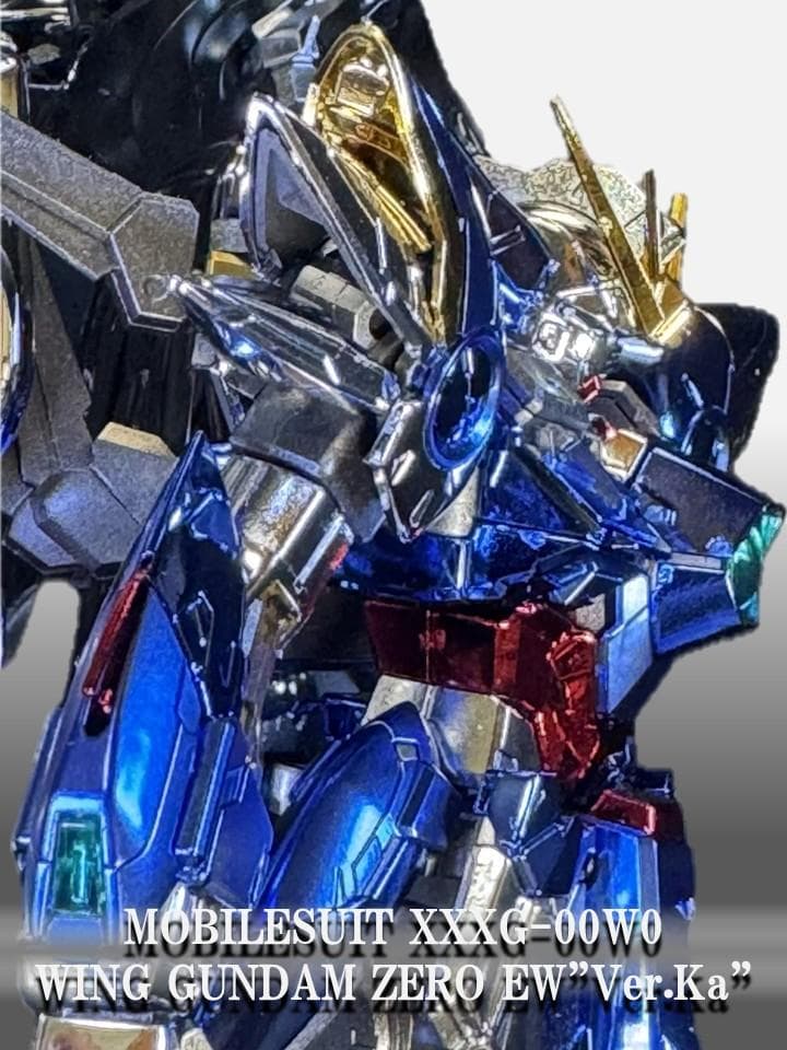 MG 1/100 ウィングガンダムゼロ EW Ver.Ka メッキ加工仕様