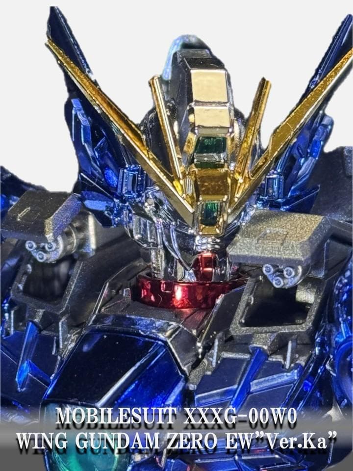 MG 1/100 ウィングガンダムゼロ EW Ver.Ka メッキ加工仕様
