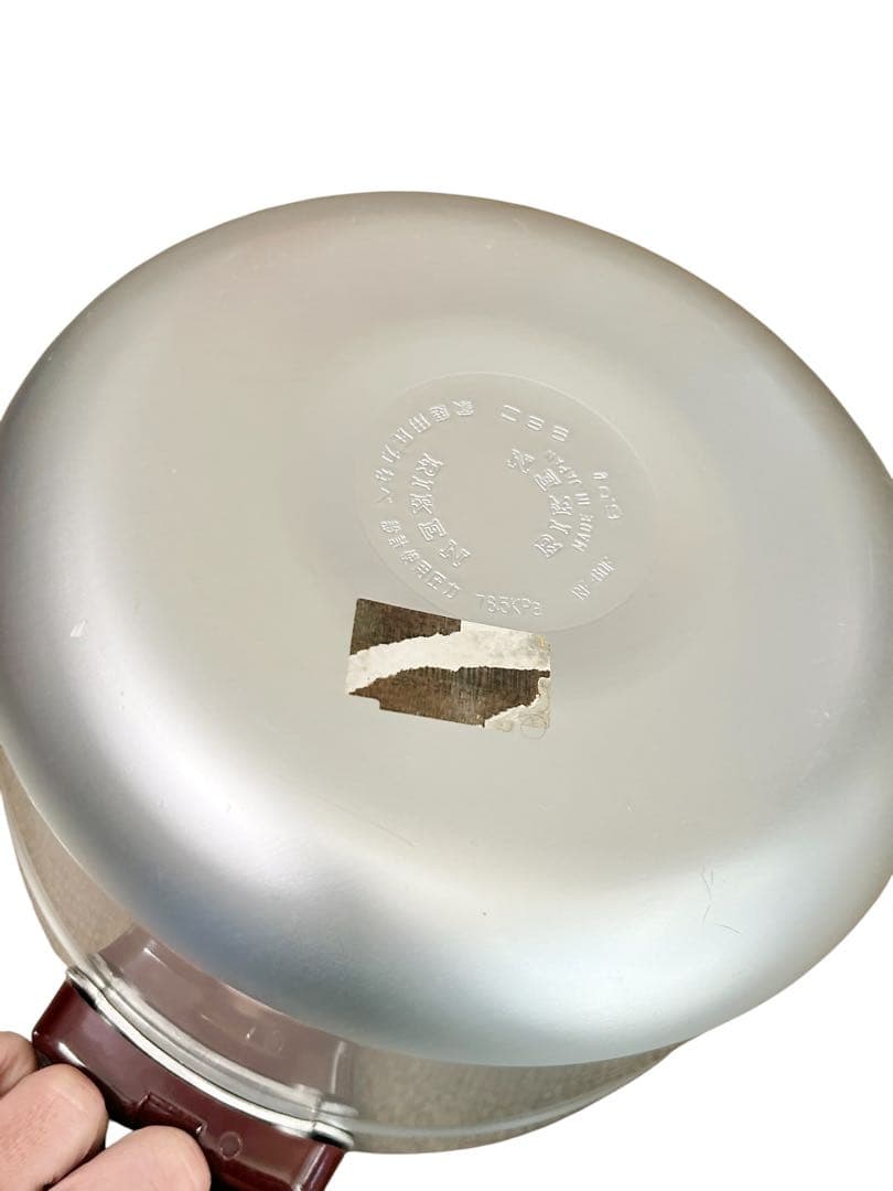 理研 RIKEN RF-60F 6.0L 6L 圧力鍋 両手鍋 圧力なべ 未使用