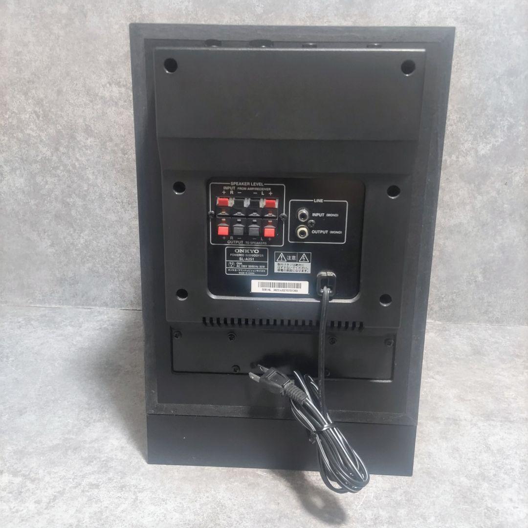 ONKYO オンキョー　アンプ内蔵差サブウーファー　SL-A251