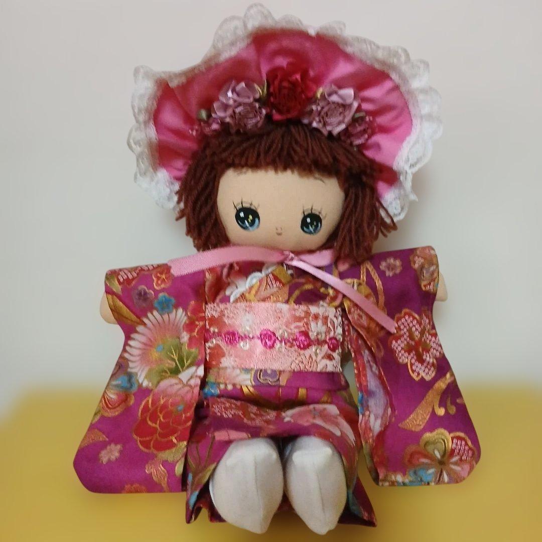 作家様　文化人形　着物