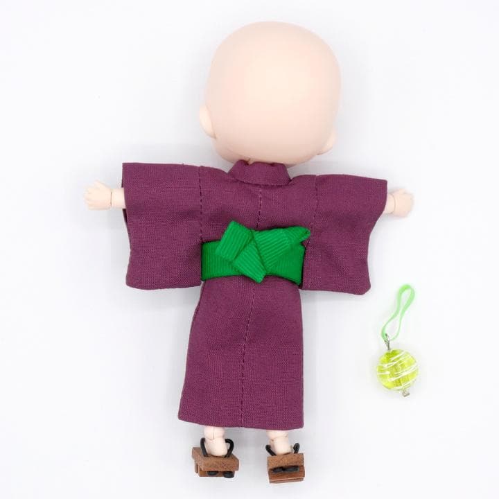最低限梱包必須さま ねんどろいどどーる・オビツ11身長調整サイズ浴衣＆下駄セット