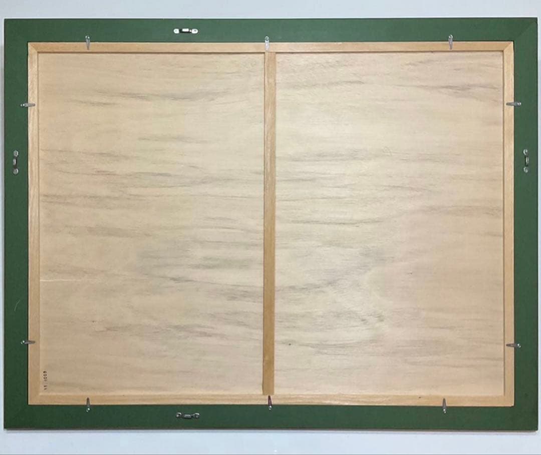 絵画・額縁・織田義郎・ノイシュバンシュタイン18・ドイツ・銅版画+手彩色・美術品