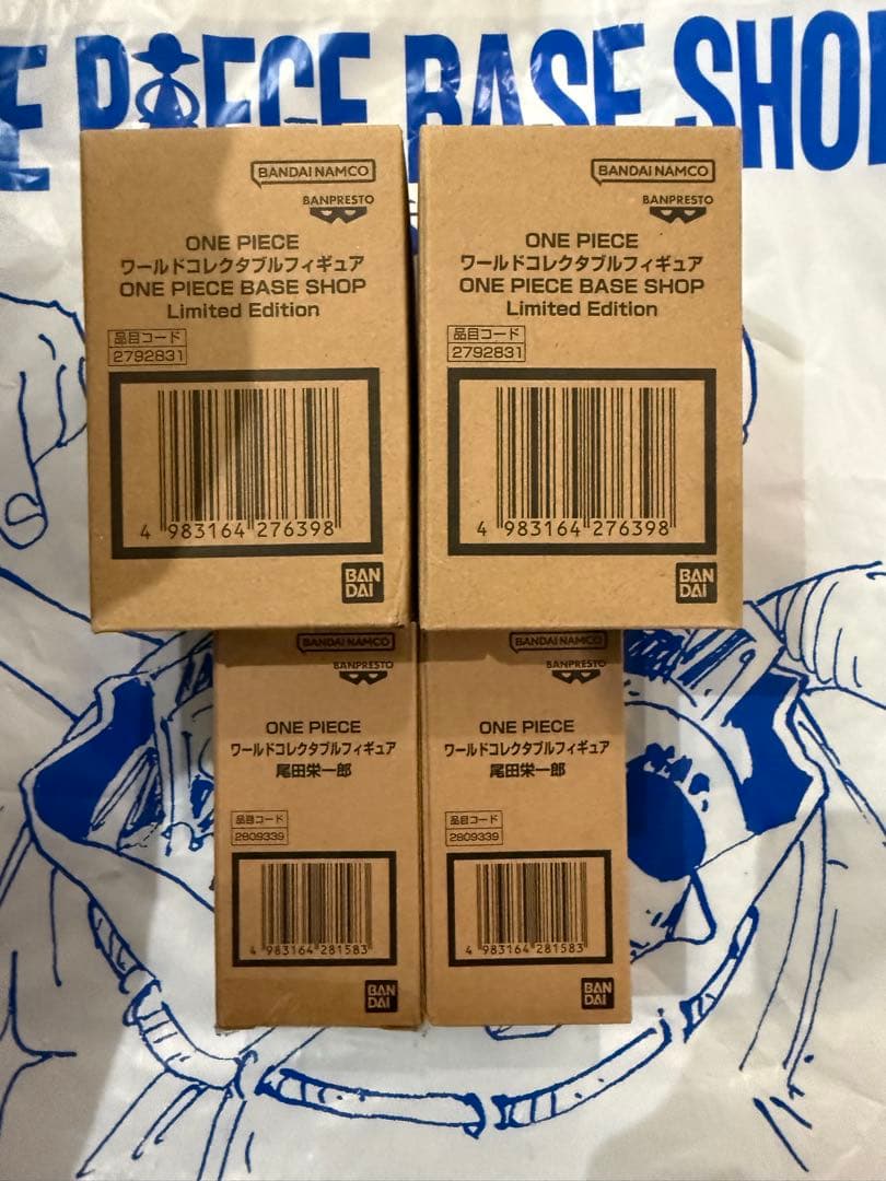 ワンピースベースショップ　ワーコレ　ルフィ　尾田栄一郎 ×2セット