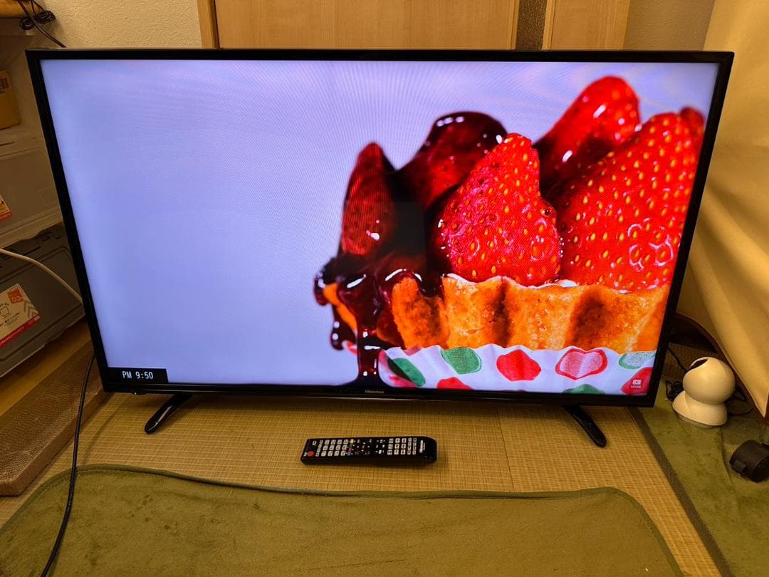 ハイセンス hisense 43型　テレビ HJ43K3120　17年　極々美品