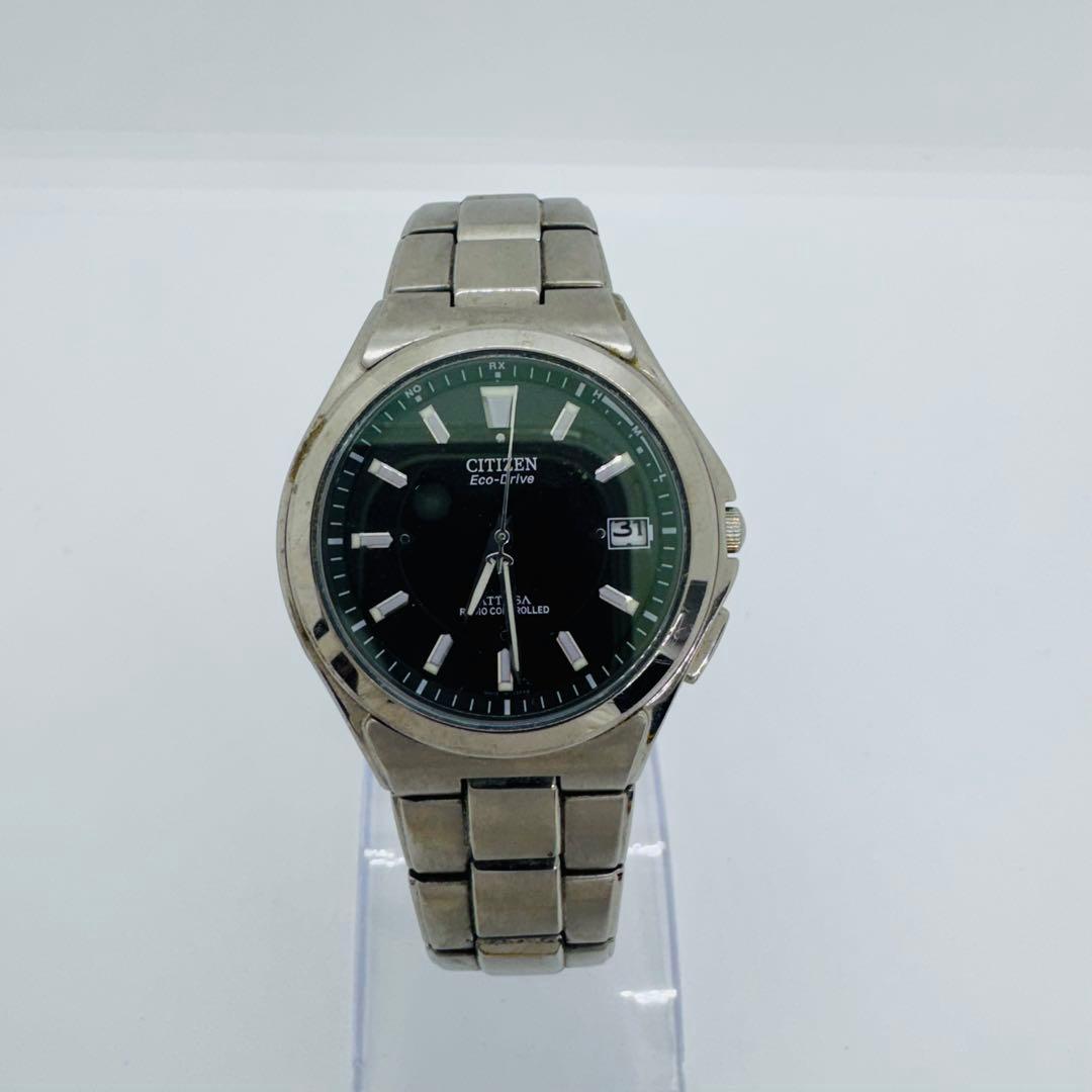 ✨CITIZEN✨シチズン✨ATTESA✨Eco-Drive✨デイト✨腕時計✨