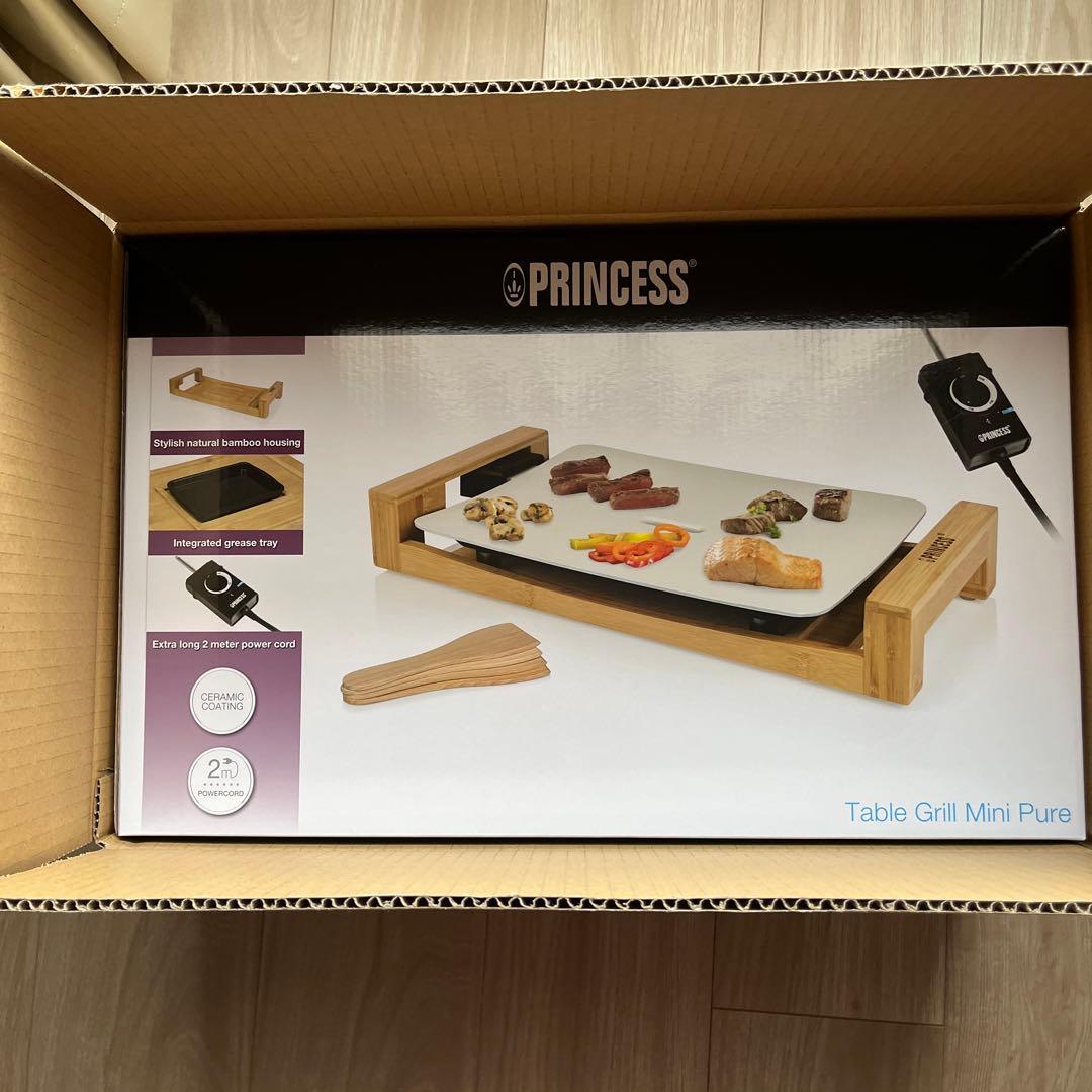 【新品未使用】PRINCESS ホットプレート　セラミック