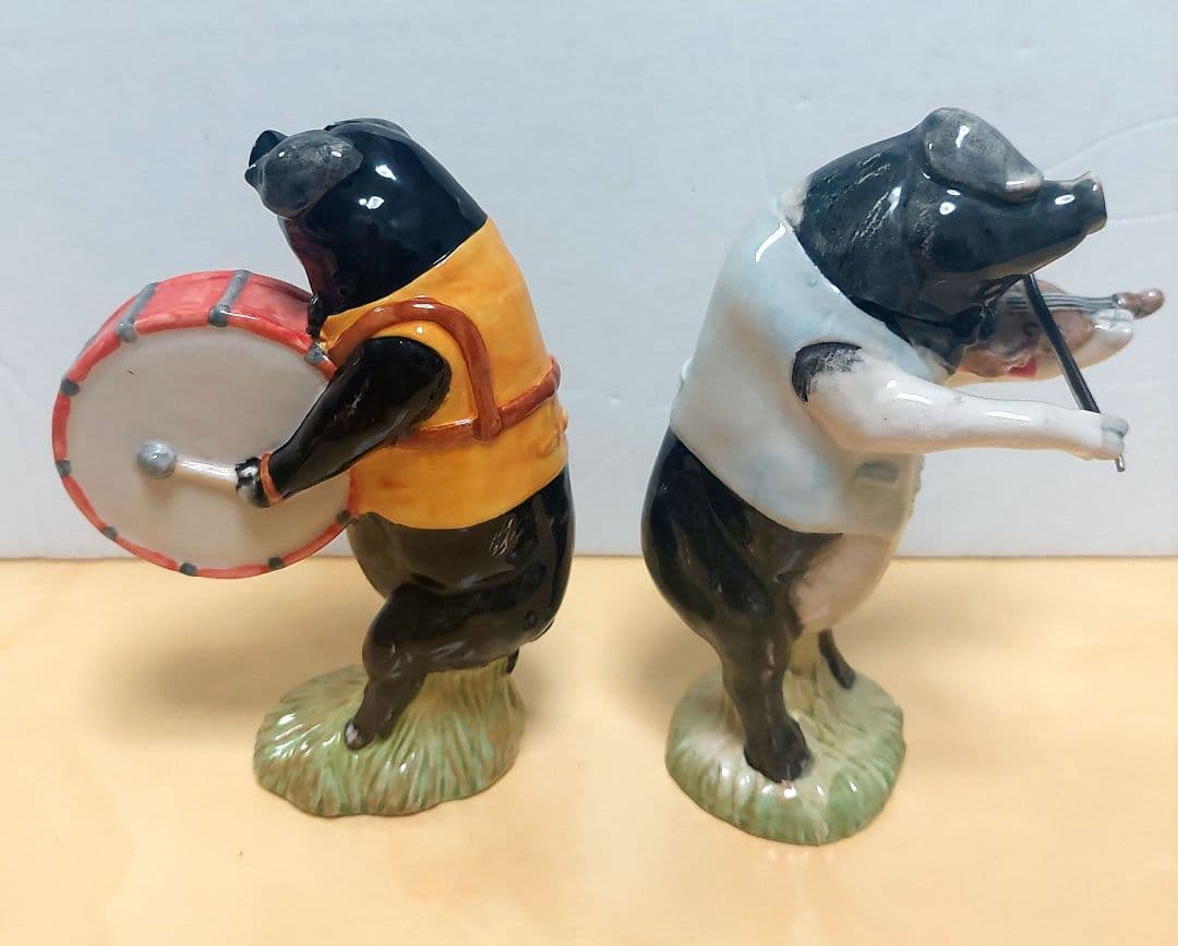 【Beswick ベズウィック】 豚　DANIEL  &MICHAEL　置物