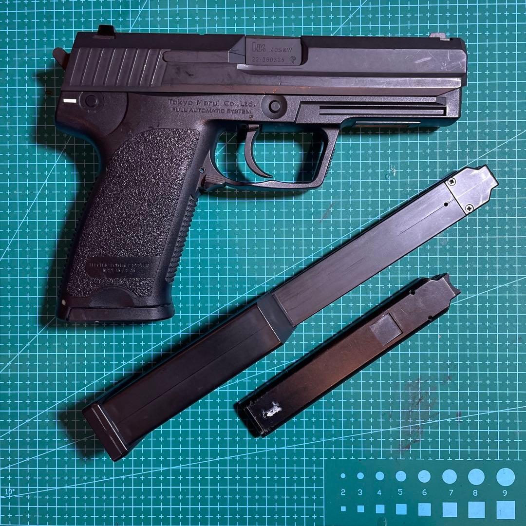 東京マルイ H&K USP 電動ガン フルオート マガジン２本付き