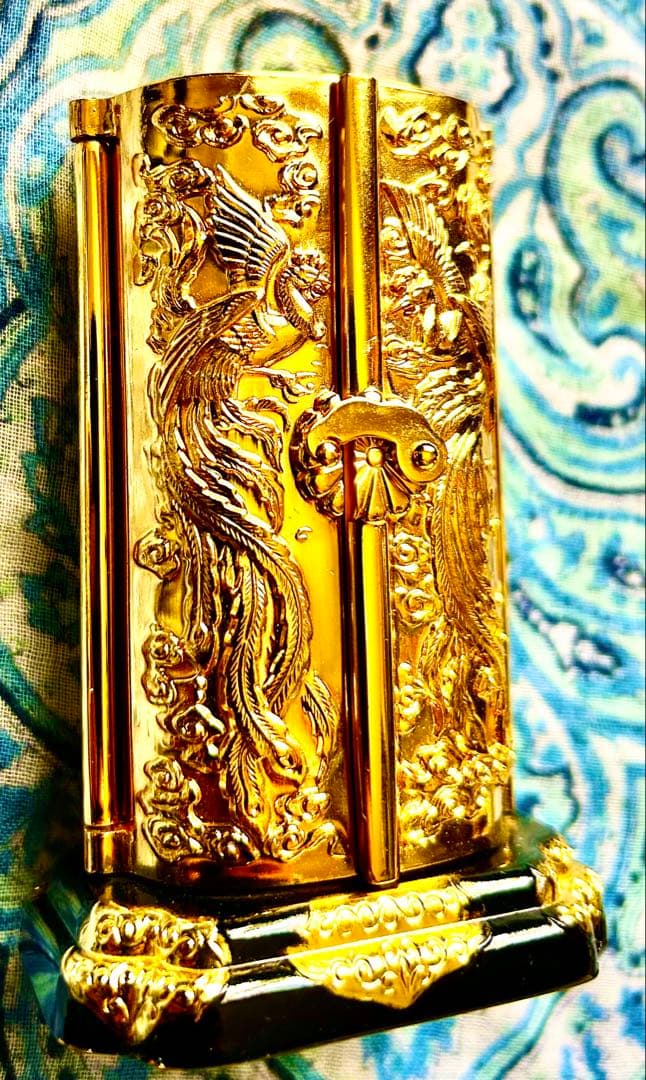 金運爆上げ　持ち運び仏壇！高野山　魂入り阿弥陀如来　鳳凰厨子入り