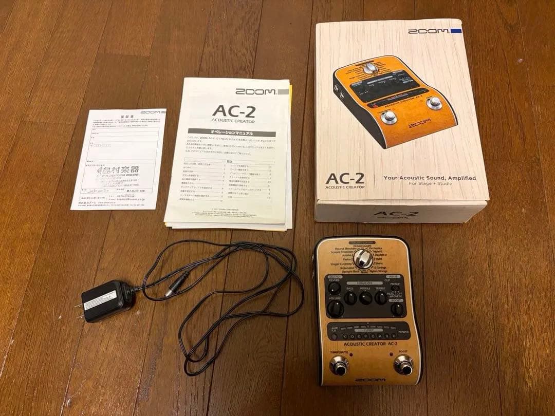 ZOOM AC-2 Acoustic Creator アコギ用プリアンプ