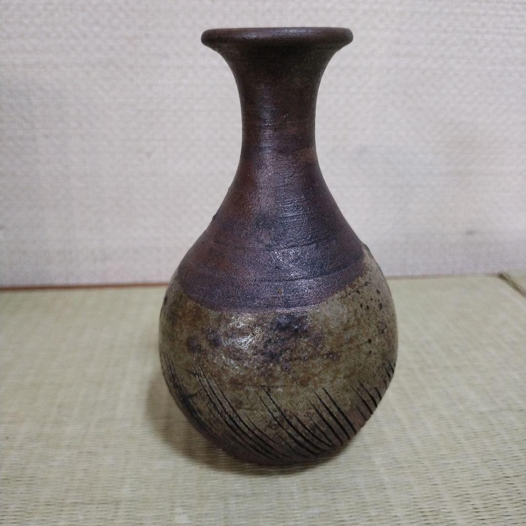 桂又三郎 古備前 小徳利 木箱付き