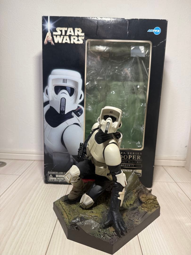 【美品】STARWARS スカウトトルーパー 1/7 フィギュア コトブキヤ箱付