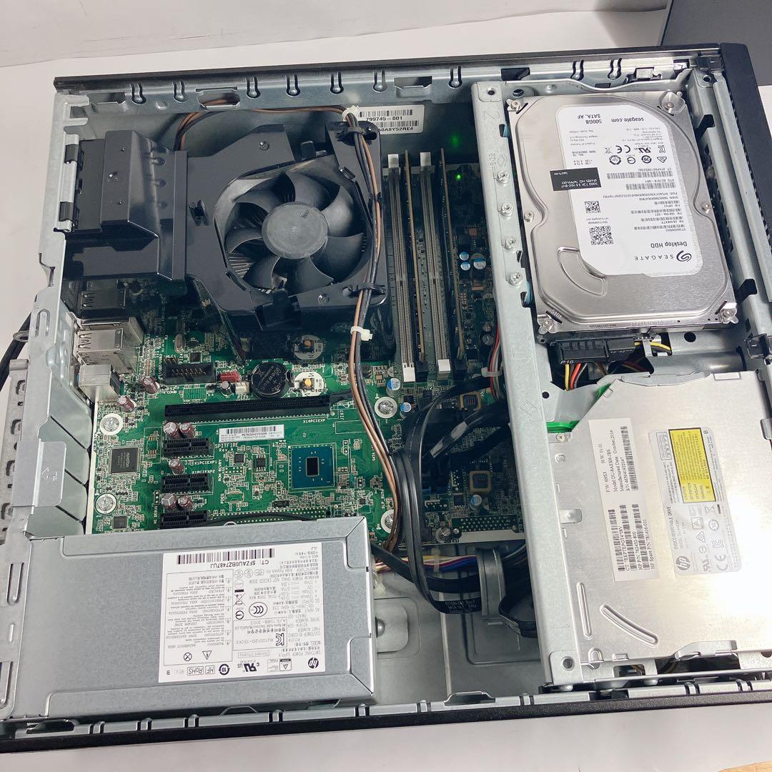 HP ProDesk Core i5-6世代 SSD+HDD win11設定済み