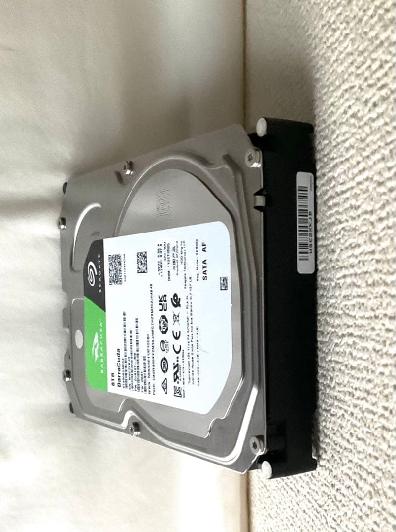 Seagateの8TB HDD ハードディスク 新品・未使用
