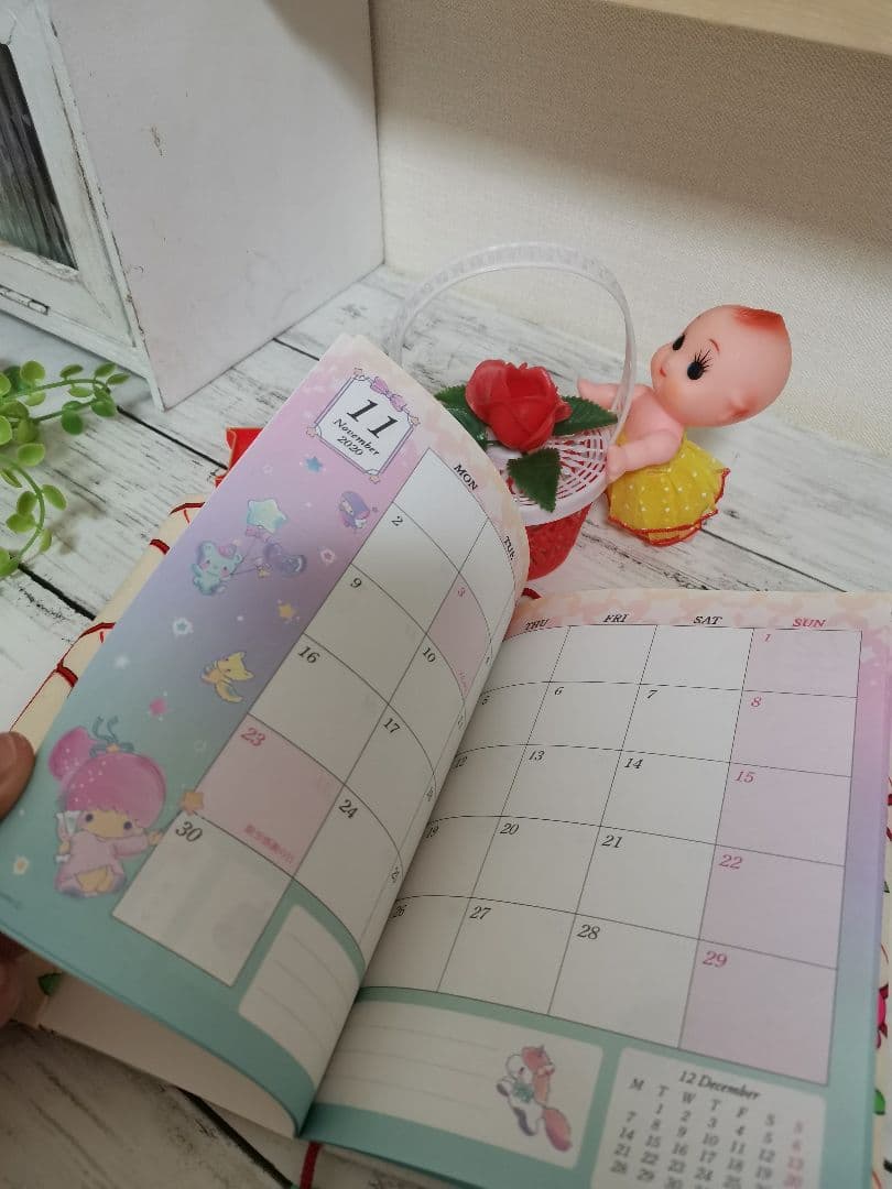 ❁❁レトロ素材たっぷりB6スケジュール帳❁❁