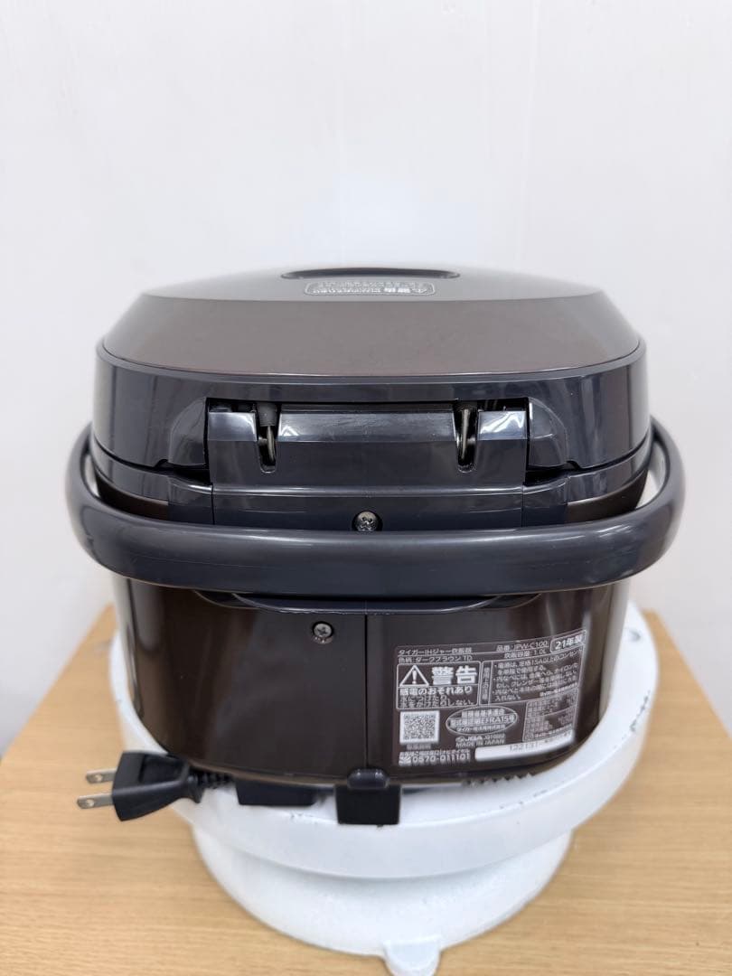 TIGER IH炊飯器 JPW-C100 1.0L（5.5合炊き）2021年製