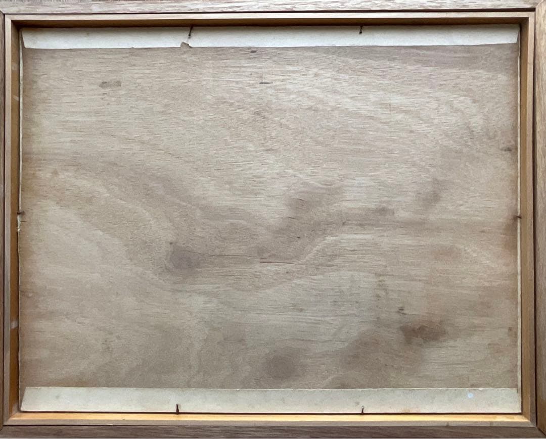 真作・神林 純子　純日本画　人形　10号P型　和紙に良い絵の具で柔らかなタッチ。