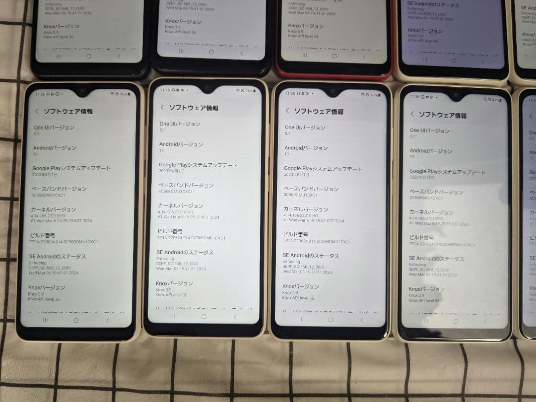 GalaxyA22 5G SC-56B android13 Simフリー14台