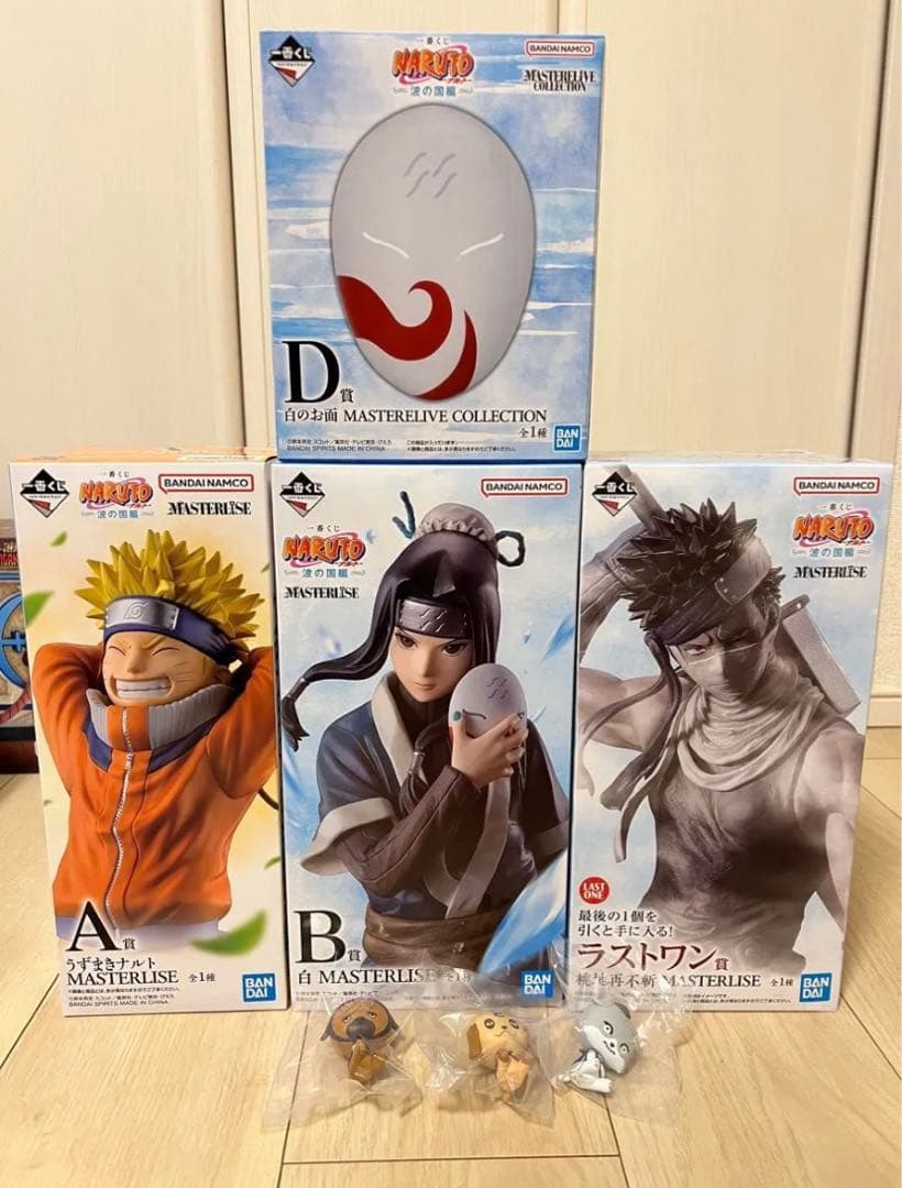 最終値下げ！NARUTO 一番くじ 波の国編フィギュア豪華まとめ売りセット！