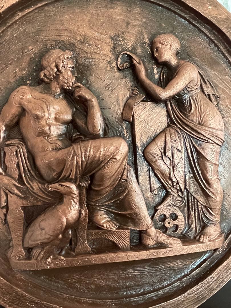 ギリシャ神話 ゼウスとネメシス像 41cm(Zeus and Nemesis)