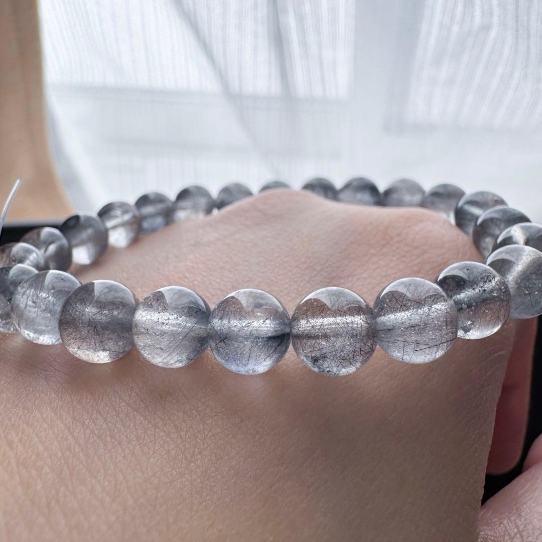 インディゴライトインクォーツ（ブルールチル）ブレスレット