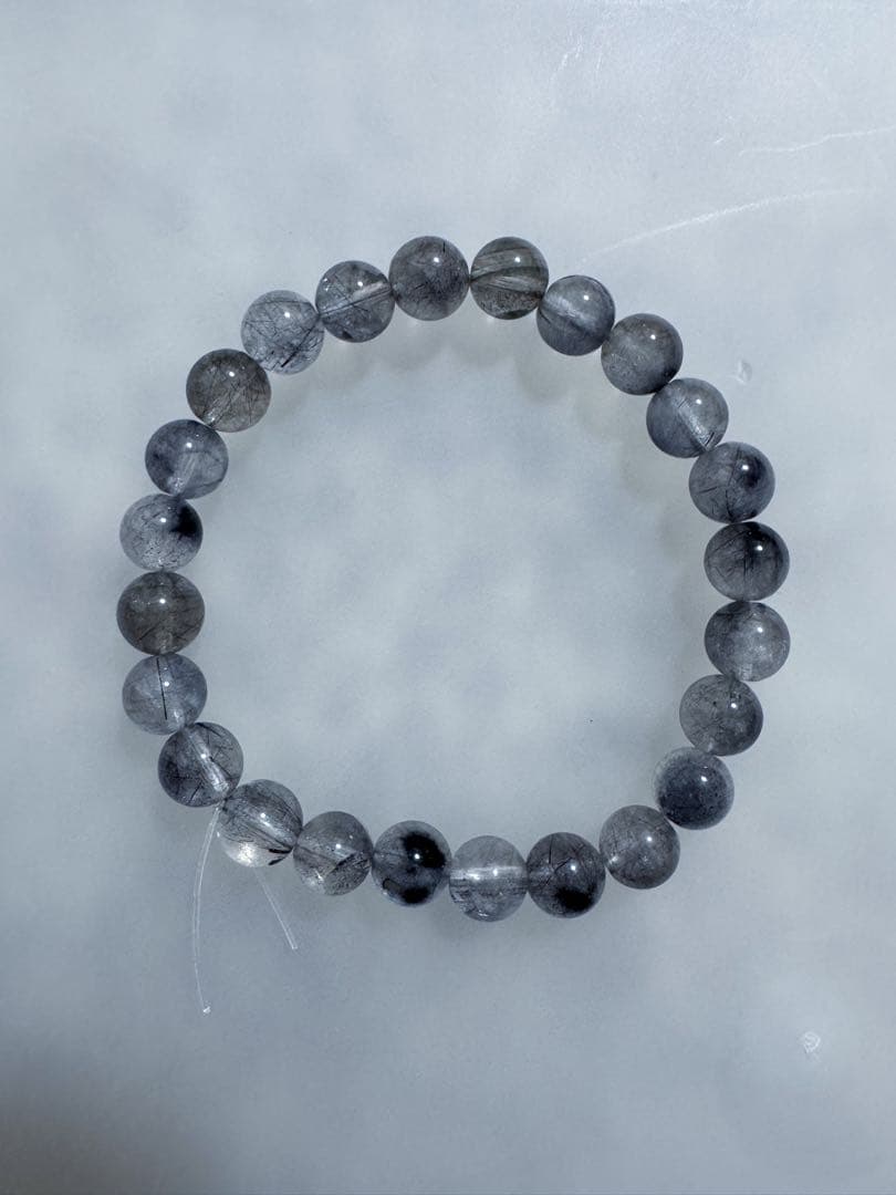 インディゴライトインクォーツ（ブルールチル）ブレスレット