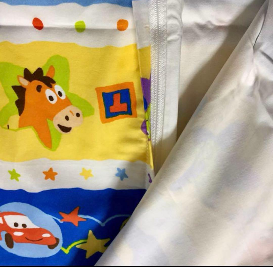 新品 未使用 オーダー品 キッズ お昼寝布団カバー掛敷セット