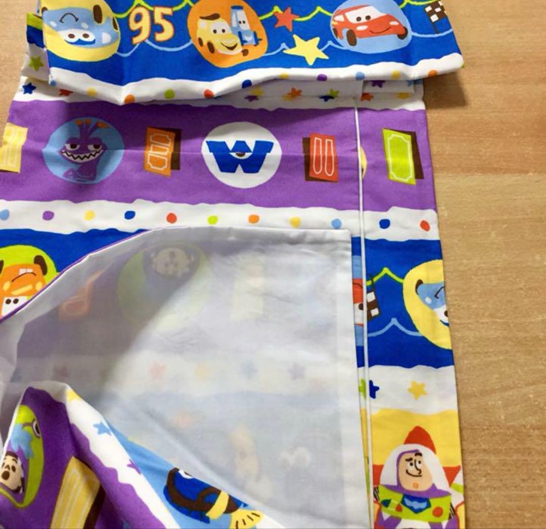 新品 未使用 オーダー品 キッズ お昼寝布団カバー掛敷セット