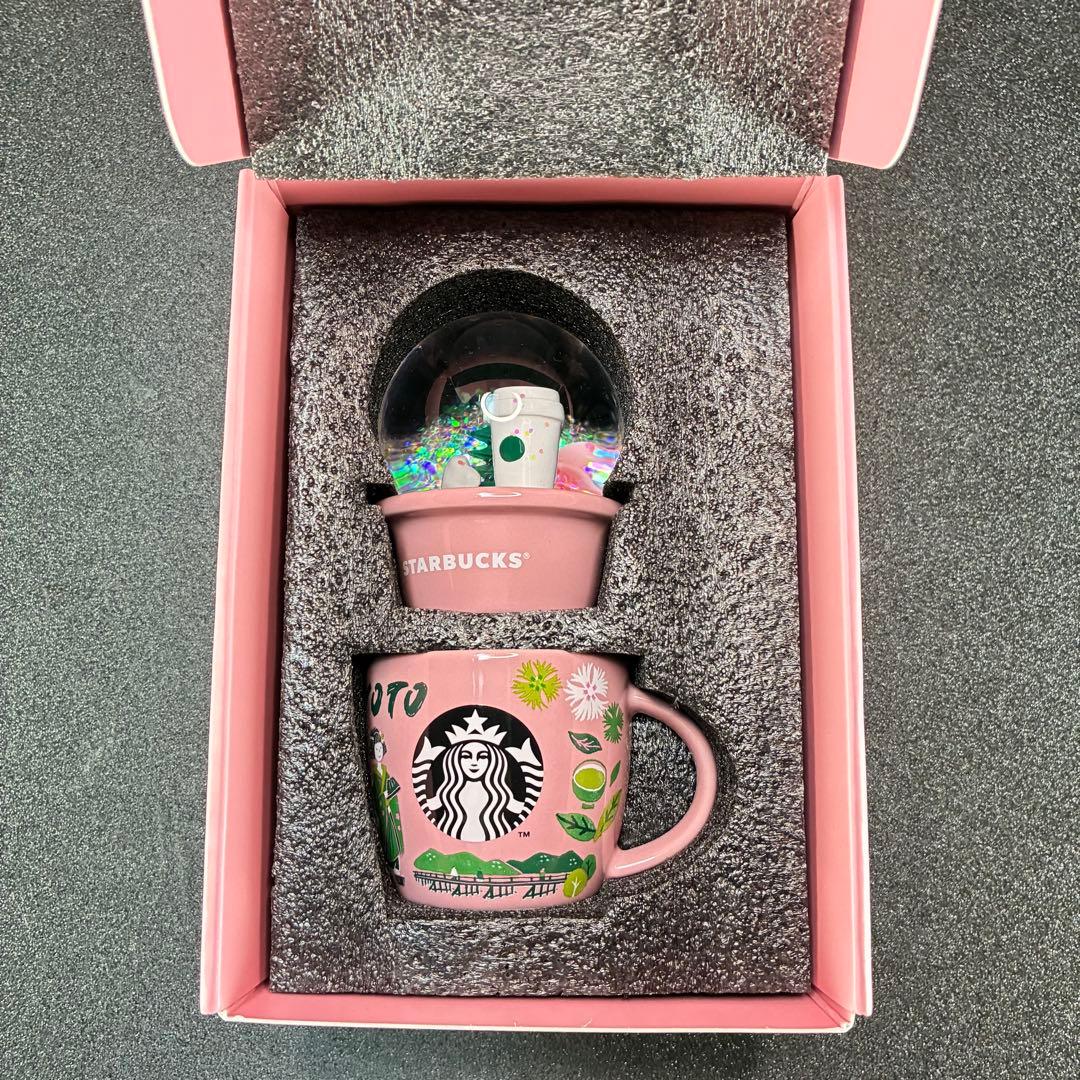 STARBUCKS コレクタブルスノーグローブ&マグKYOTO89ml京都