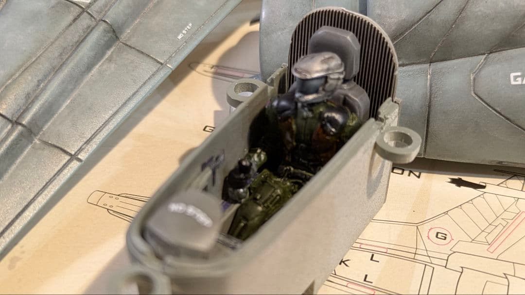 メビウス バトルスター・ギャラクティカ コロニアル バイパーMkⅦ 作成途中